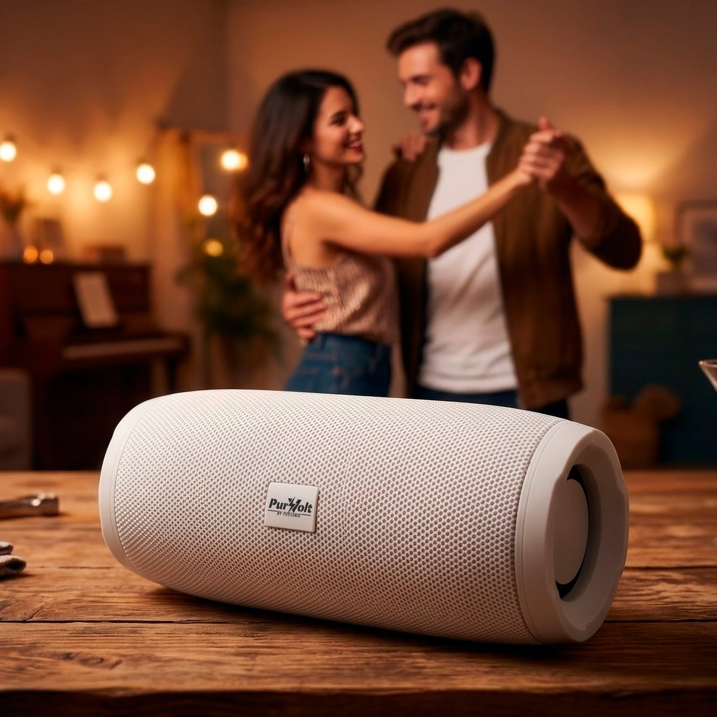 Pursonic Peak Wireless Speaker & Pursonic Waterproof Wireless Speaker Bundle – 360° Hi-Res Sound Anywhere, Anytime