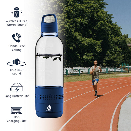 Pursonic 2-in-1 Water Bottle with Built-In Wireless Speaker