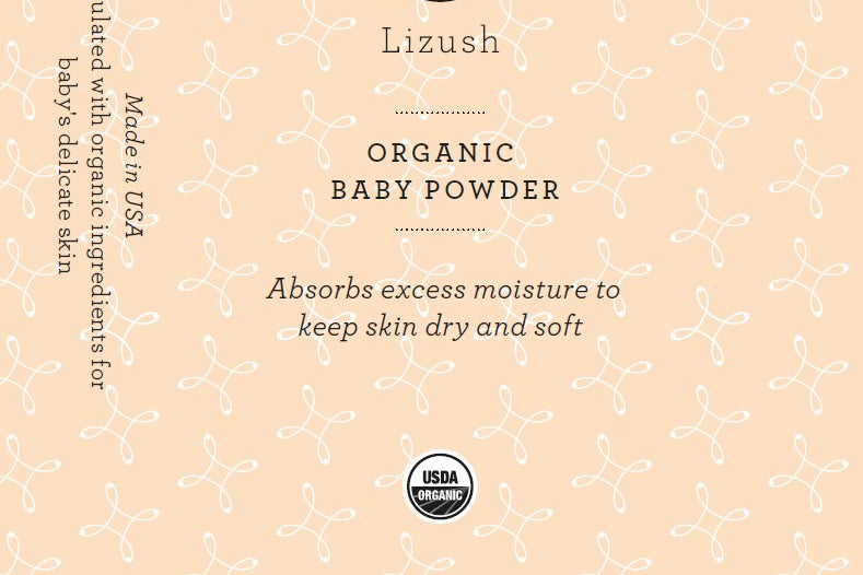 USDA Organic Baby Powder – Talc-Free, 2-Pack