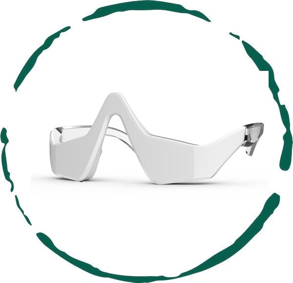 Masajeador de luz roja para rejuvenecimiento y relajación de la piel debajo de los ojos