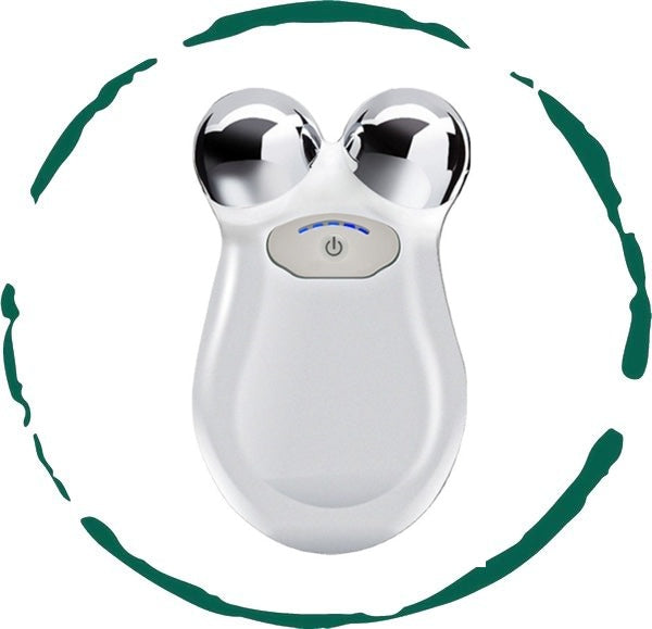 Masajeador facial tonificador de microcorriente