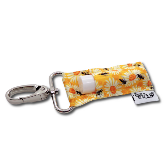 Bees and Daisies LippyClip® Lip Balm Holder