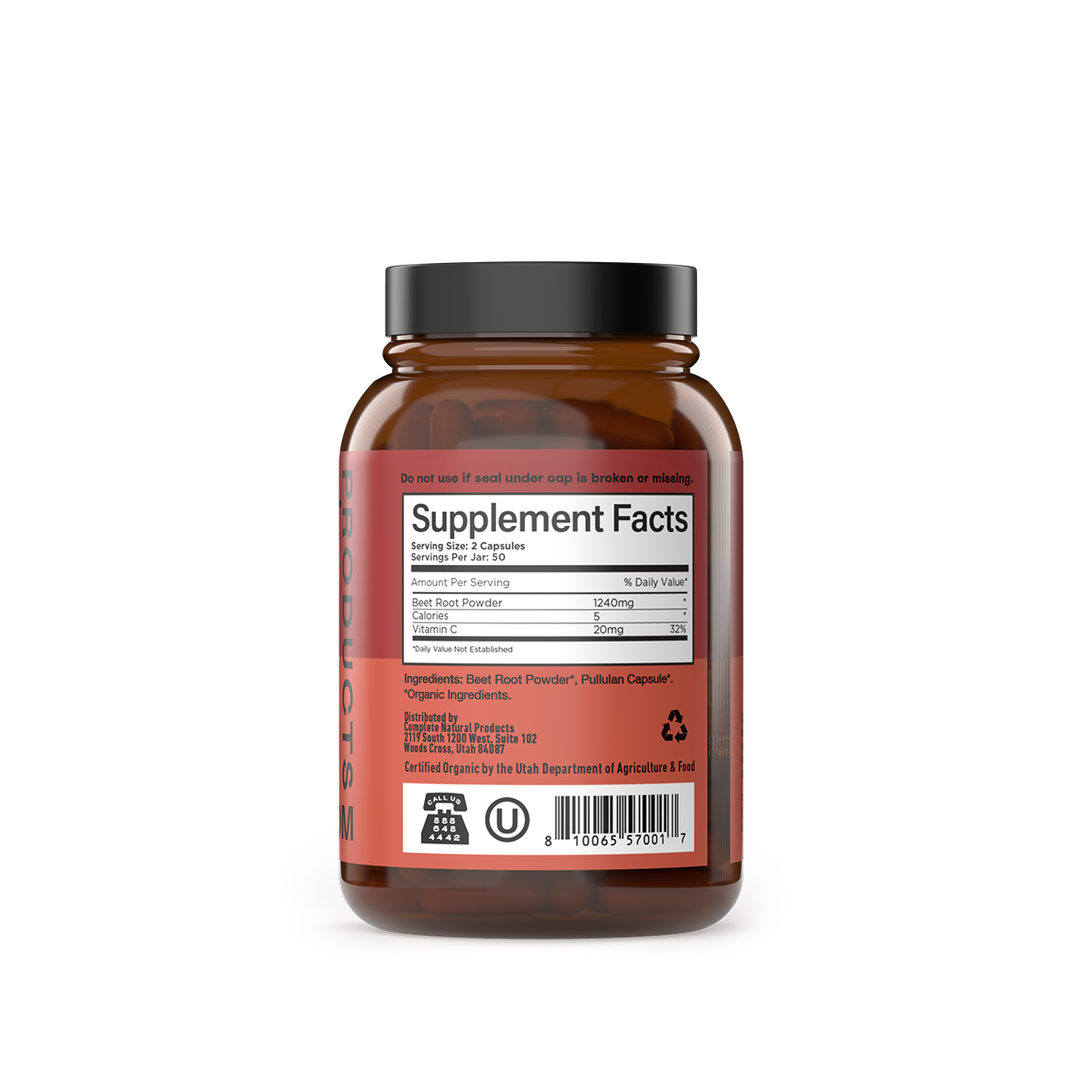 Organic Beet Root Capsules