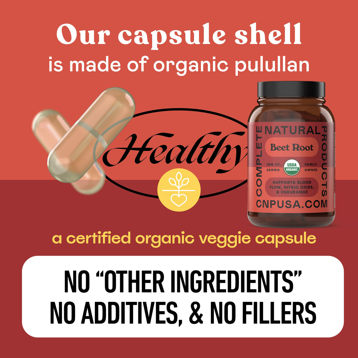Organic Beet Root Capsules