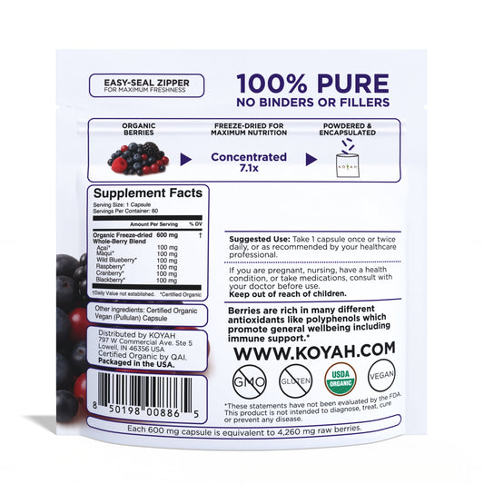 Organic Berry Blend Capsules