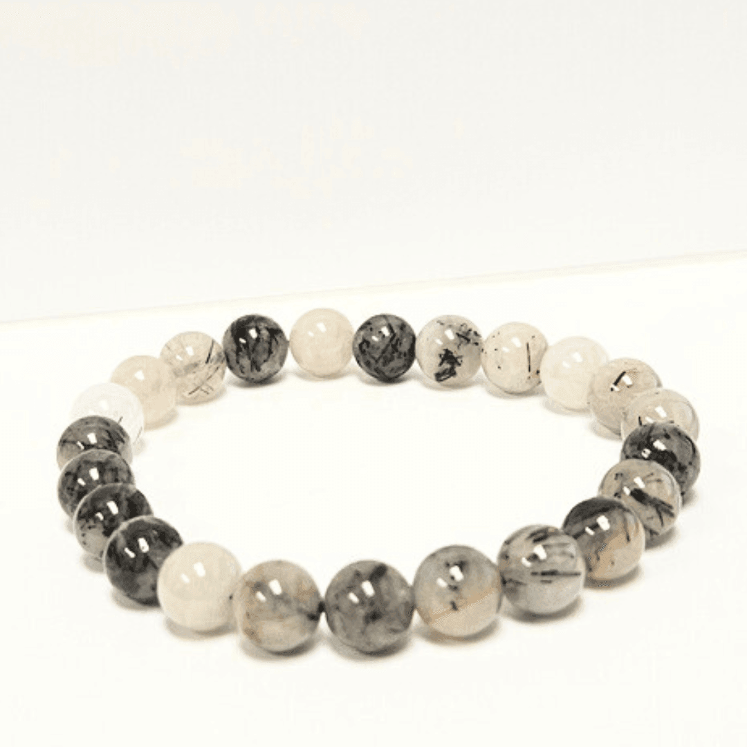 Pulsera de cuarzo de pelo negro - Energía