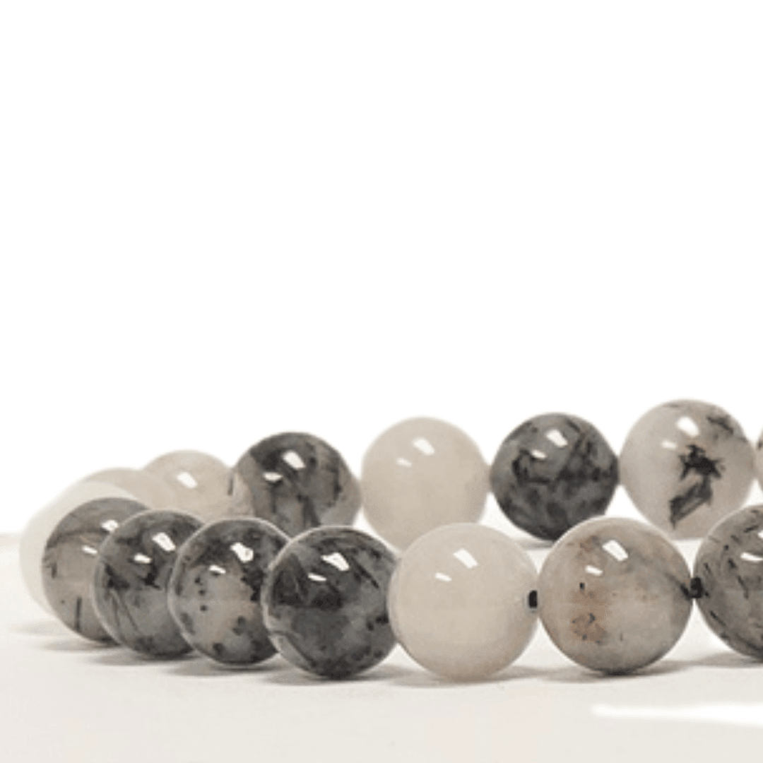 Black Hair Quartz Bracelet - Energy