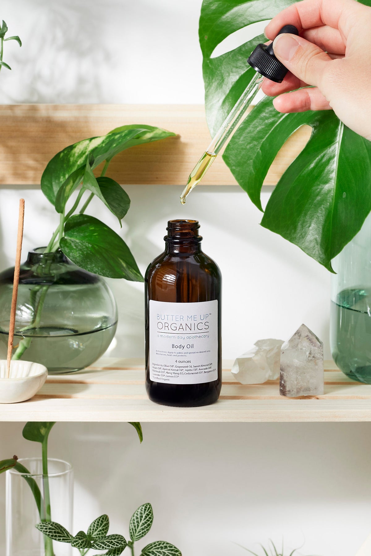 Aceite corporal orgánico / Aceite corporal / Hidratante / Aceites orgánicos / Fórmula para piel seca