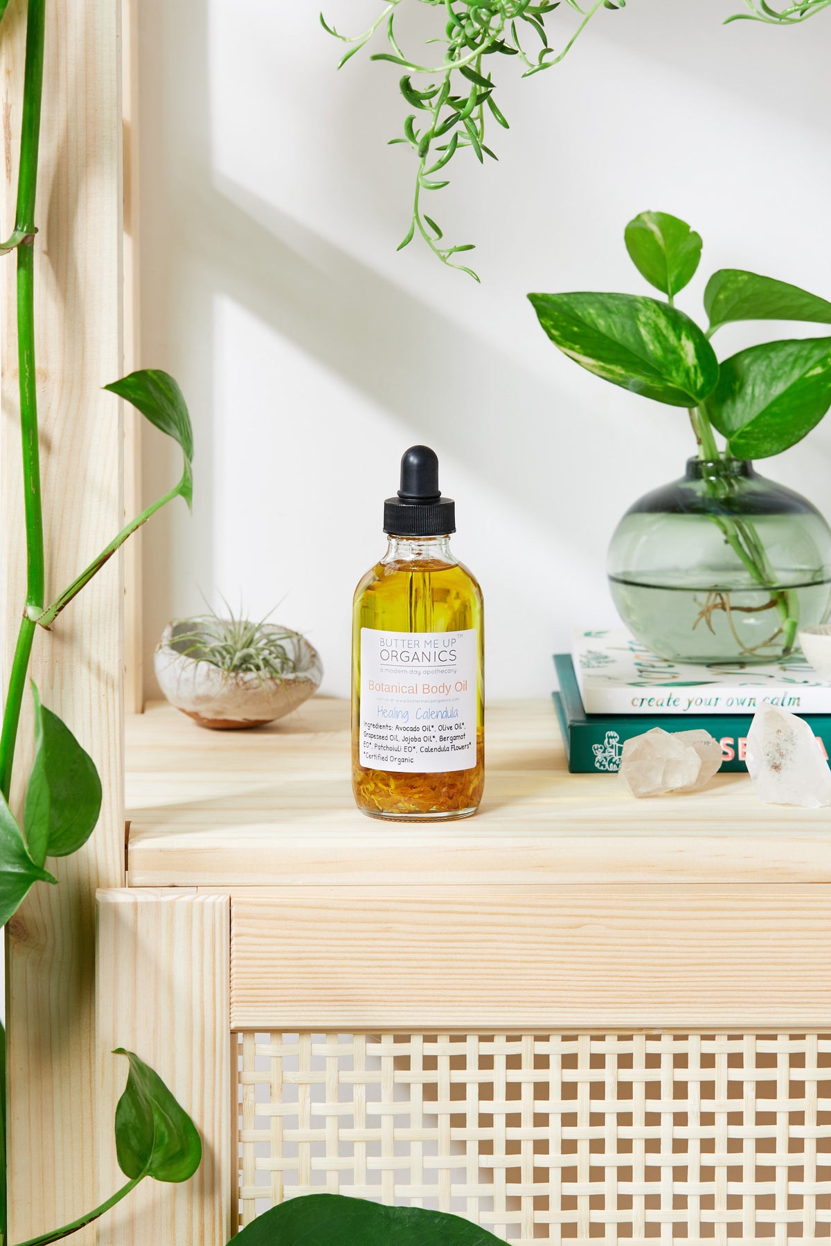 Aceite corporal botánico - COLECCIÓN BOTÁNICA - Loción corporal hidratante orgánica