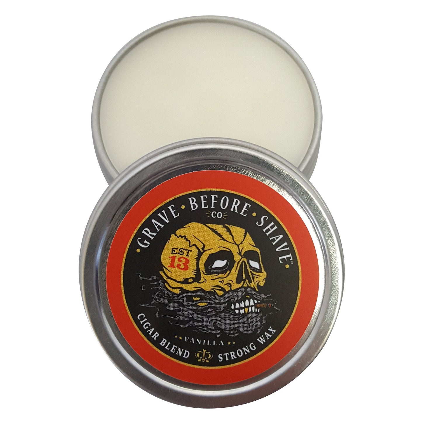 Fisticuffs™ Cigar Blend Strong Hold Mustache Wax 1 OZ. Tin
