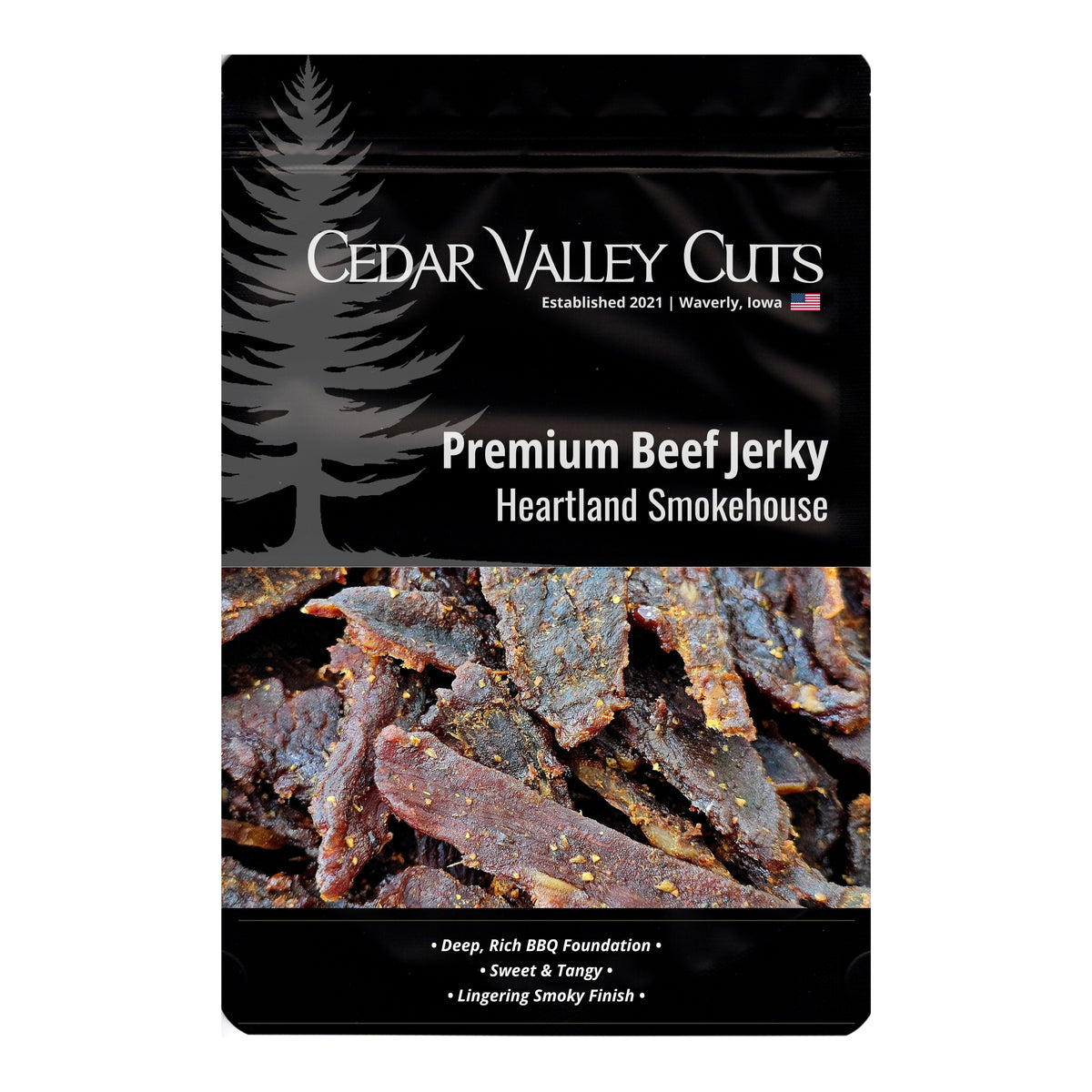 Heartland Smokehouse BBQ Premium Beef Jerky