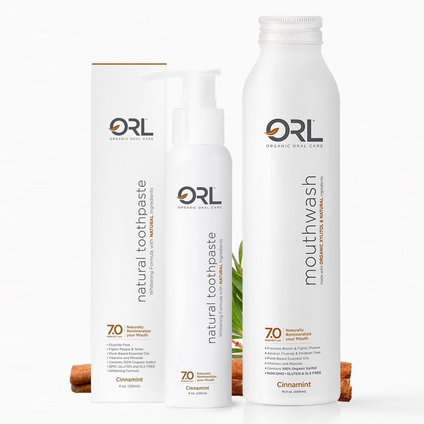 Cinnamint Bundle - Toothpaste & Mouthwash Combo