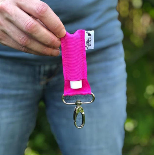 CLASSIC: Magenta LippyClip® Lip Balm Holder