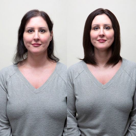 Clio 12 L | Remy Human Hair Topper (Hand-Tied)