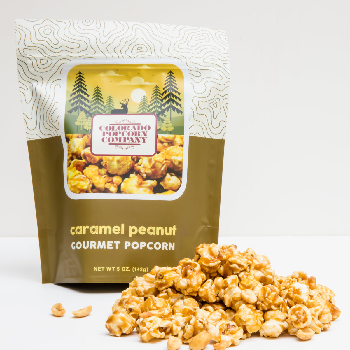 Caramel Peanut Popcorn