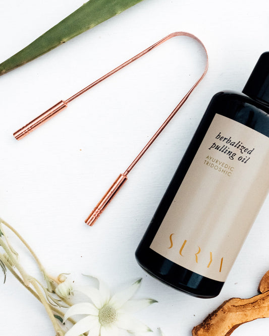 Grattoir de langue en cuivre