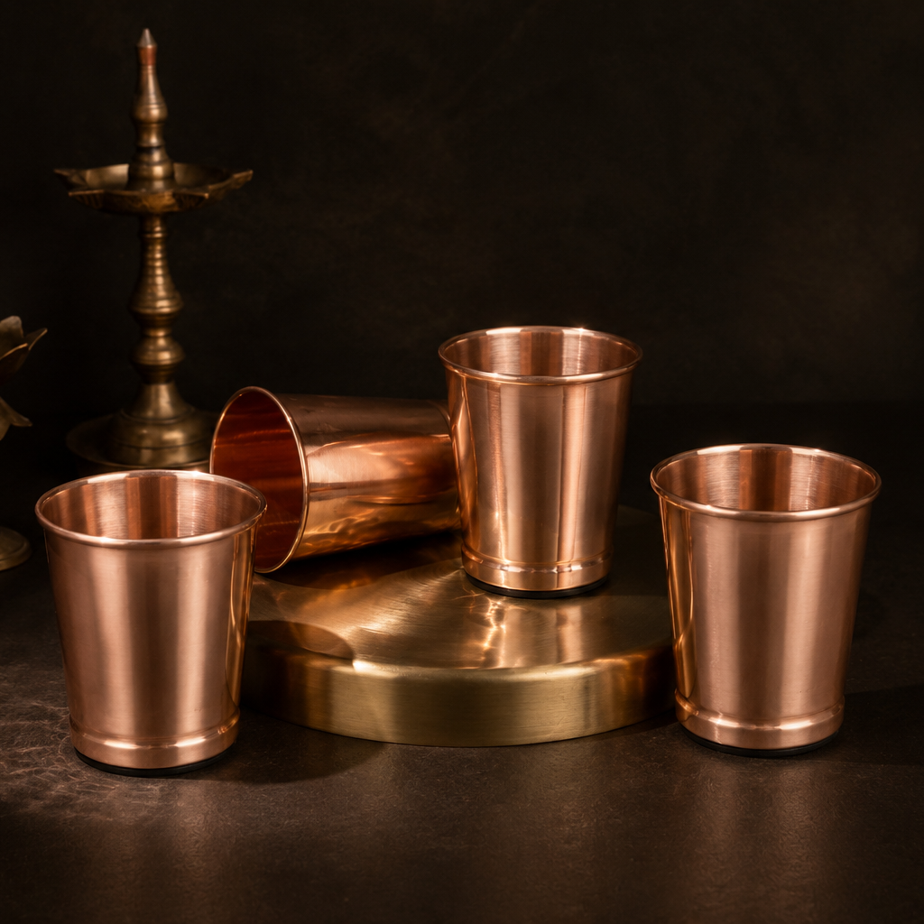100% Pure Copper Cups