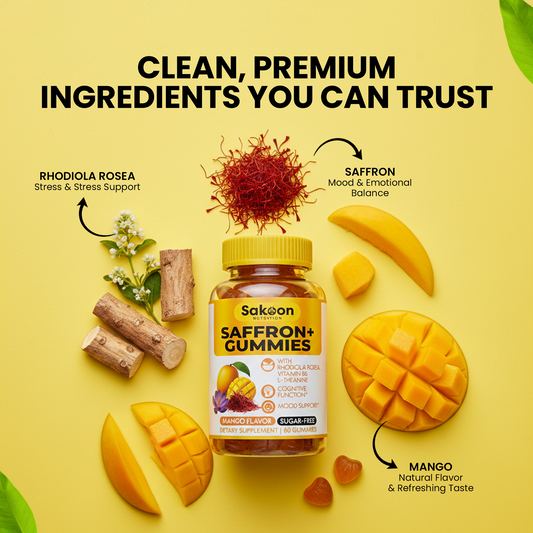 Sugar-Free Saffron Mood Gummies