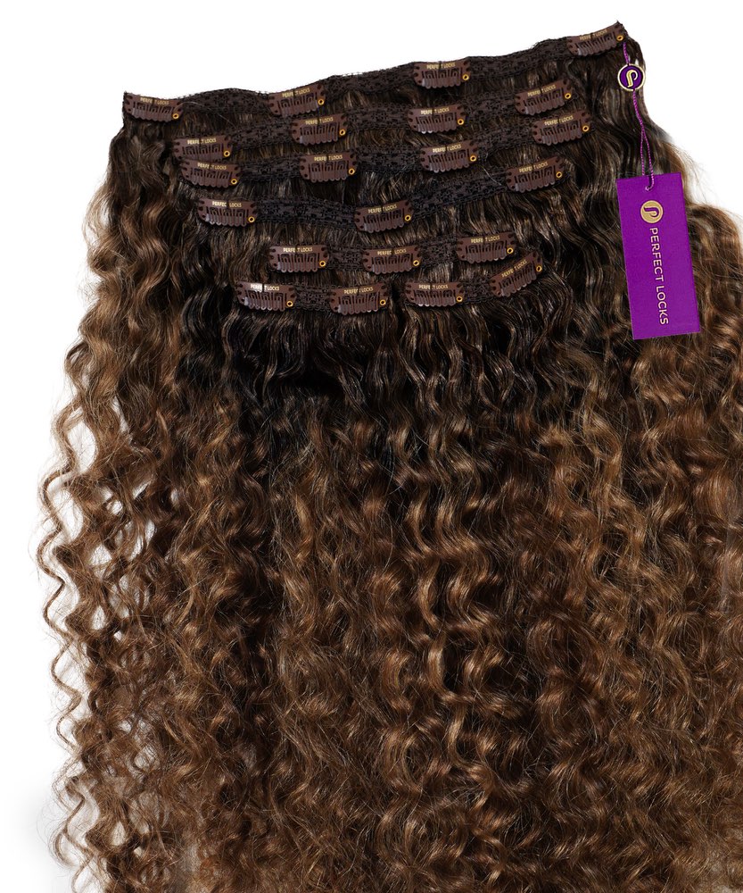 Curly Seamless Clip-In Hair Extensions