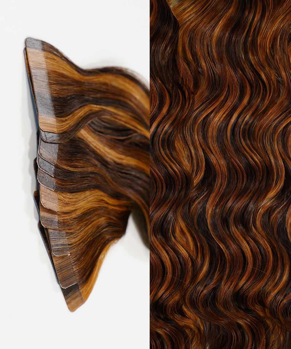 Curly Classic Tape-In Hair Extensions