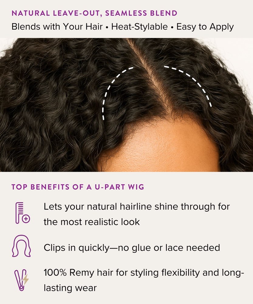 Curly U-Part Wig