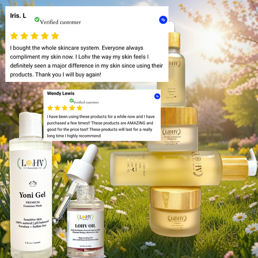 Ultimate Glow Complete Bundle: 4-Step Skincare System + Yoni Gel & Rose Oil
