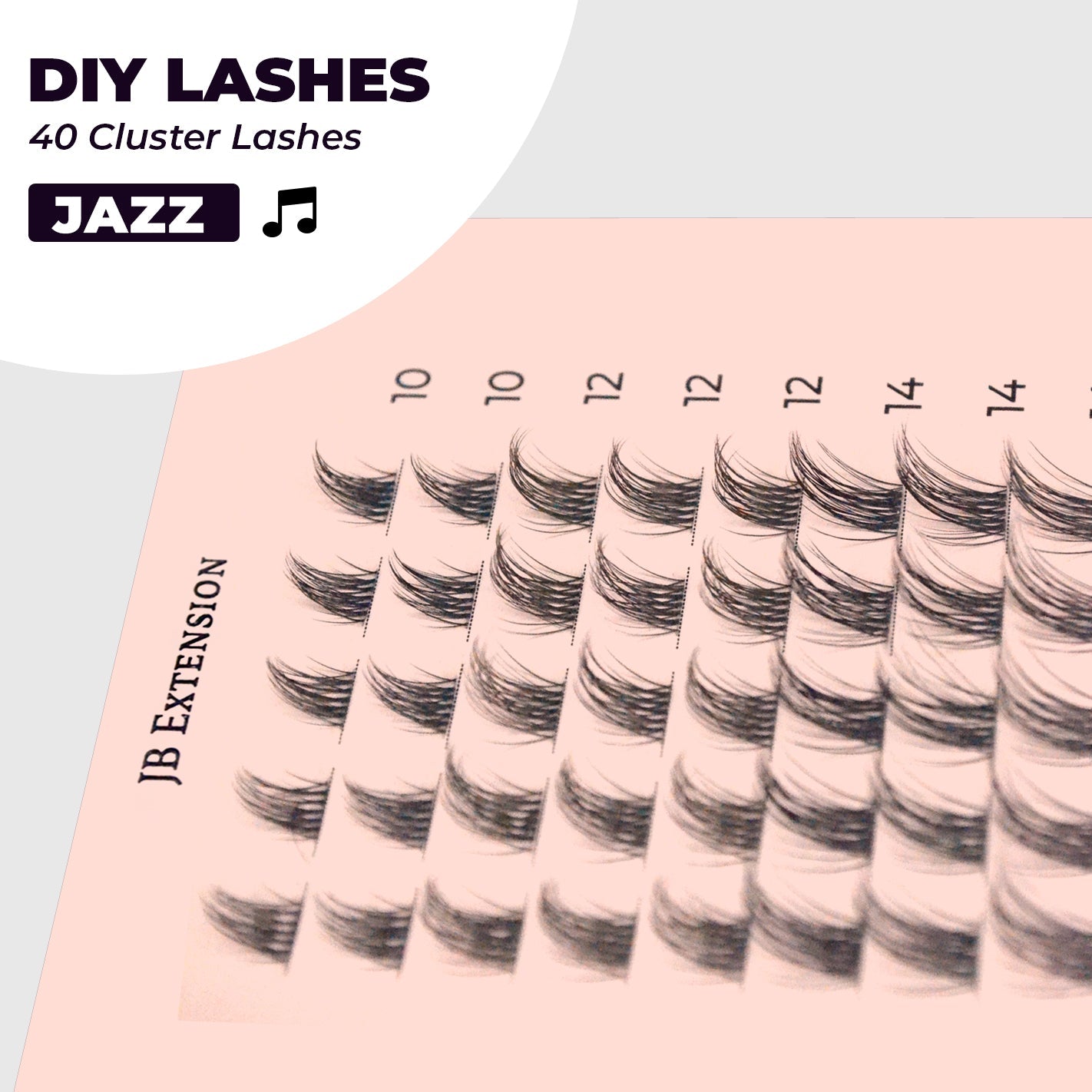 JBEXTENSION DIY EYELASHES - JAZZ( Individual Lashes)