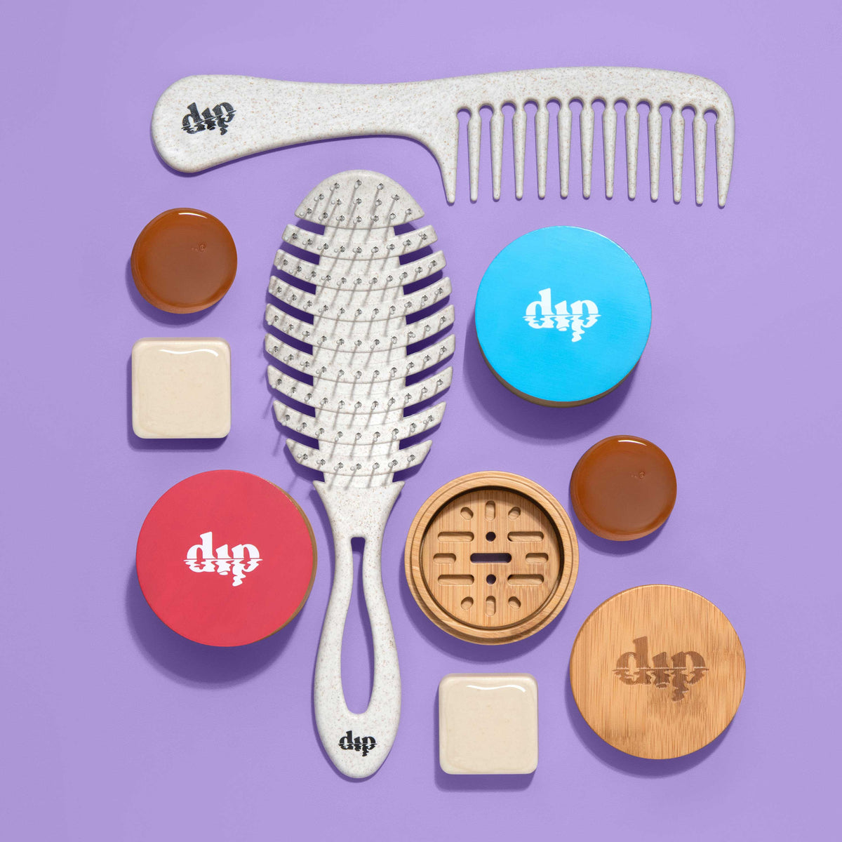 Cepillo de tamaño completo: cabello fino a ondulado