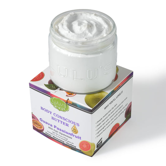 Guava Passionfruit Kojic Whipped Shea Body Butter – Uneven Looking Skin