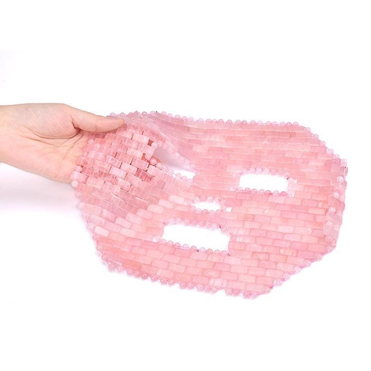 MASCARILLA FACIAL DE CUARZO ROSA PARA EL AMOR PROPIO - Hecha a mano