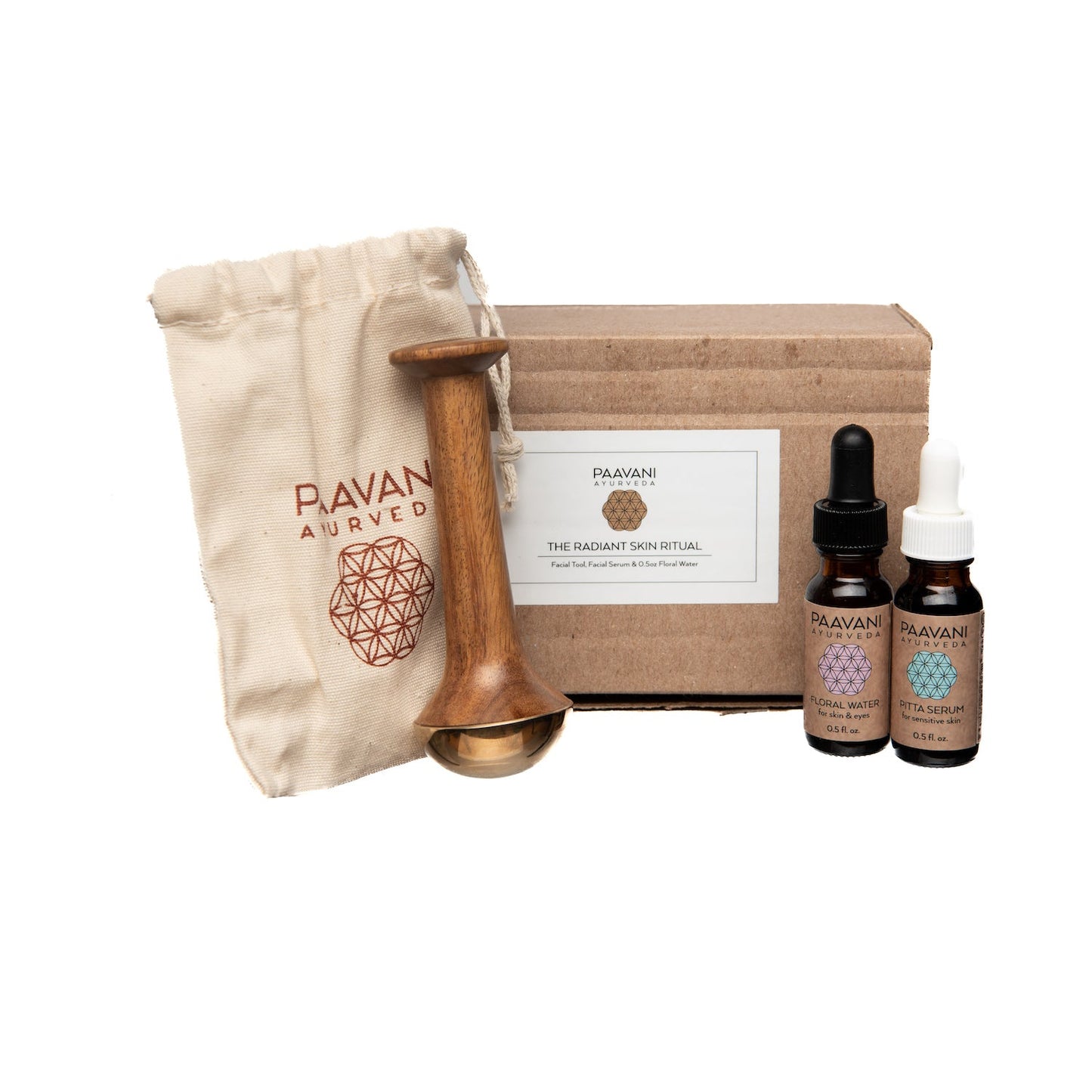 Radiant Skin Ritual | Ayurvedic Kansa Wand Facial Massage Kit