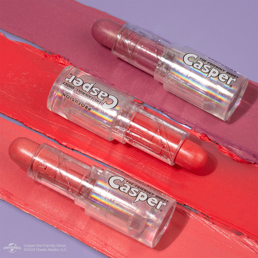 Casper, el Fantasma Amistoso | Set de 3 bálsamos labiales y para mejillas "El Viaje Fantasmal"