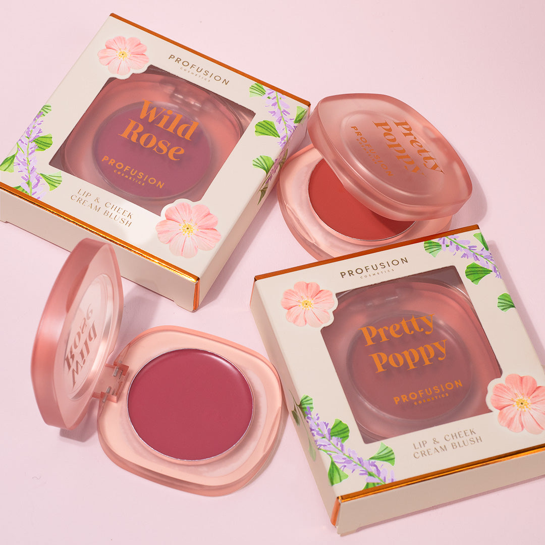 Petal Perfect | Rubor en crema para labios y mejillas Pretty Poppy