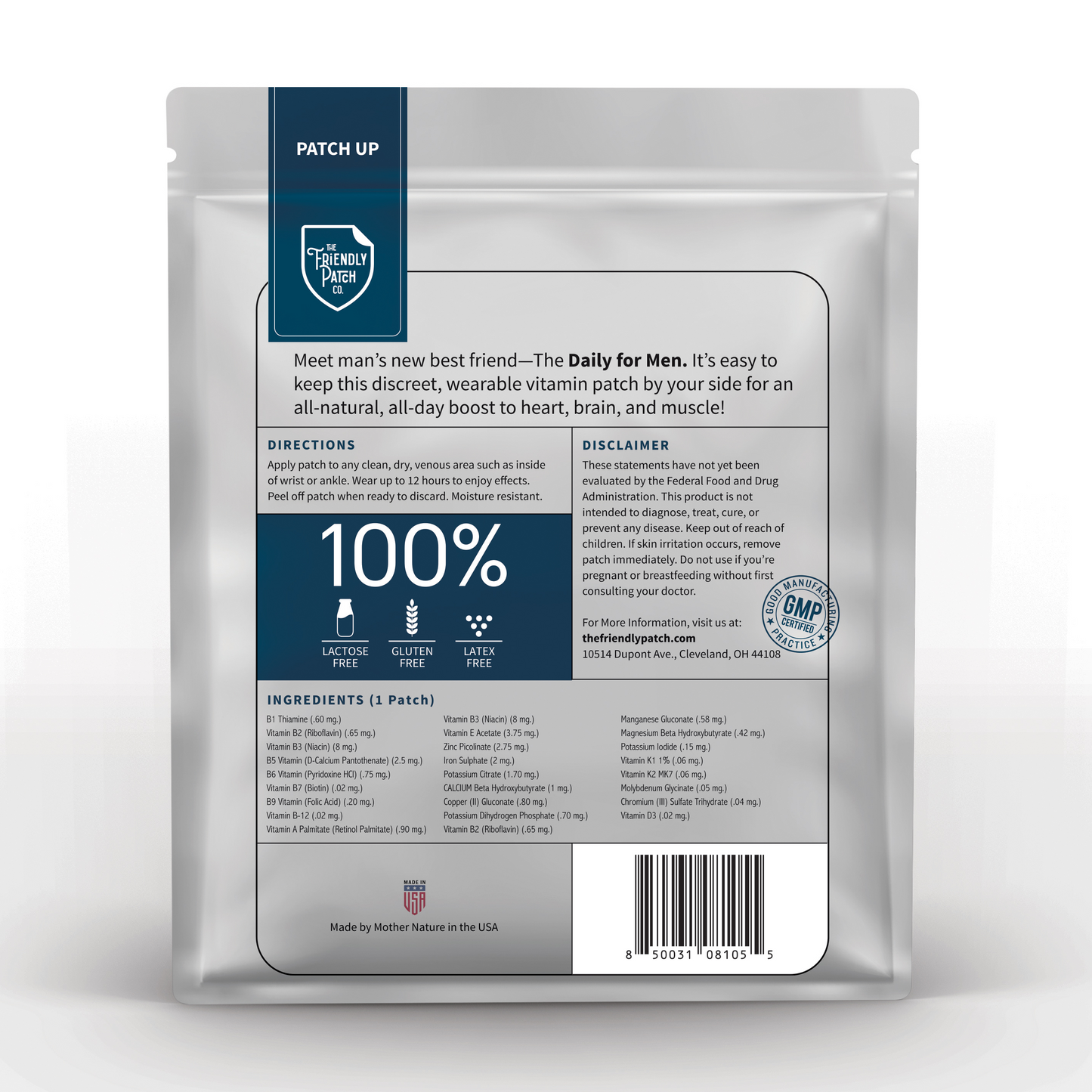 Men Vitamin Patch - 28 Patches