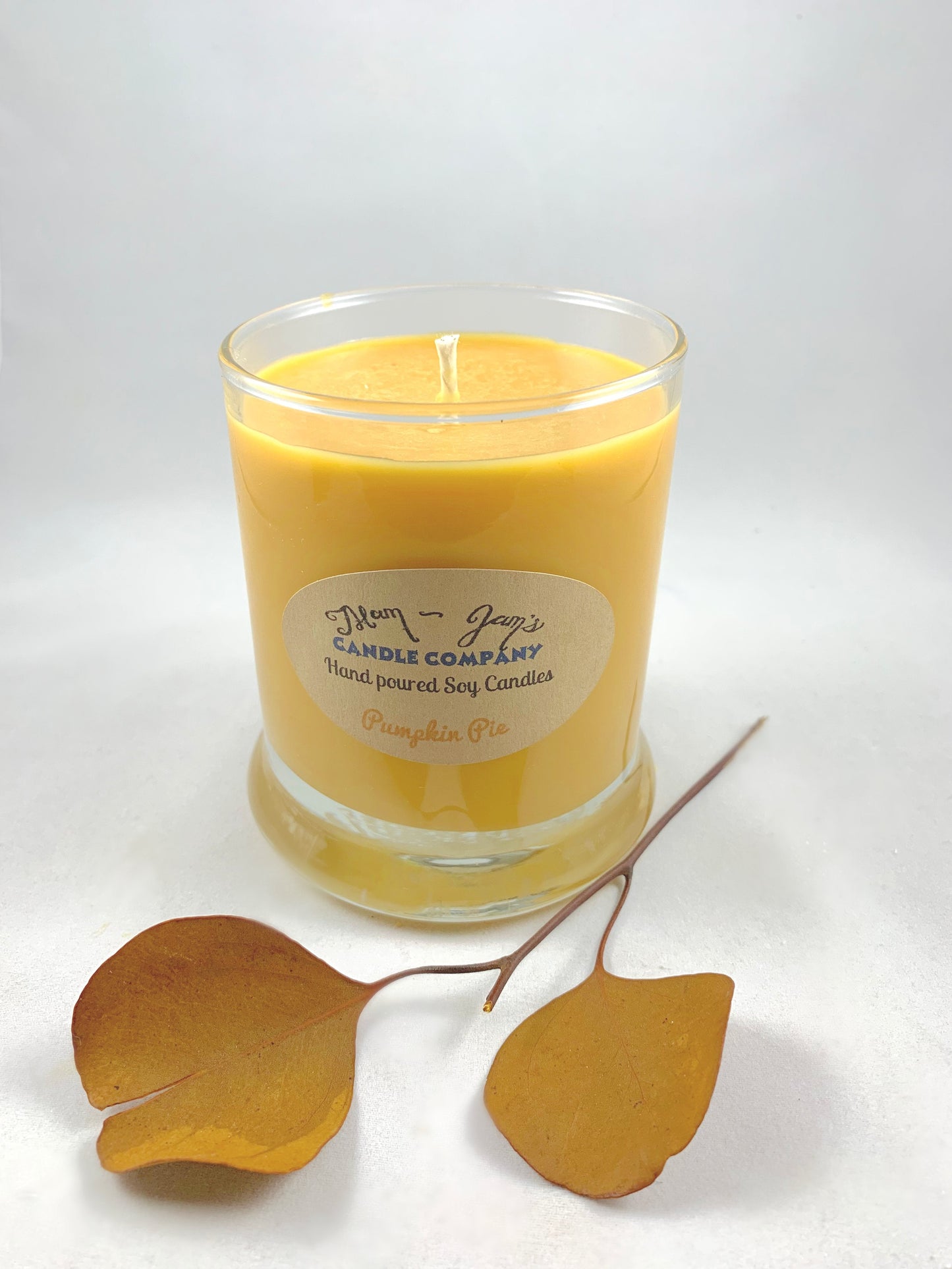 Pumpkin Pie Soy Candle – Warm & Spiced Fall Scent | Mam Jam’s