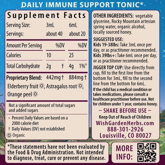 Jarabe de saúco: inmunidad diaria para niños