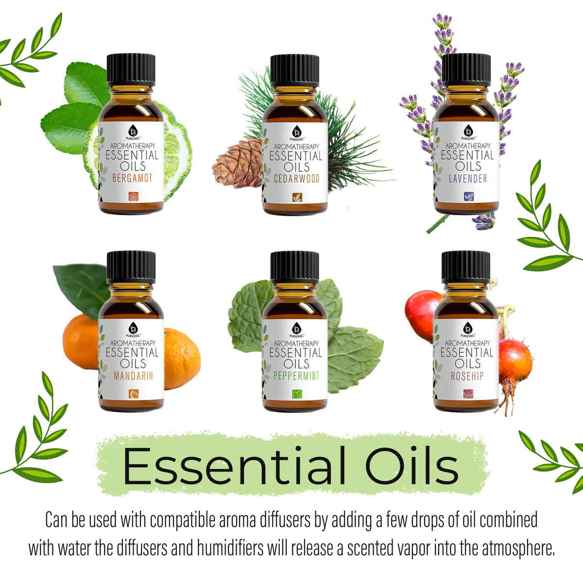Set de regalo de 14 aceites esenciales de aromaterapia