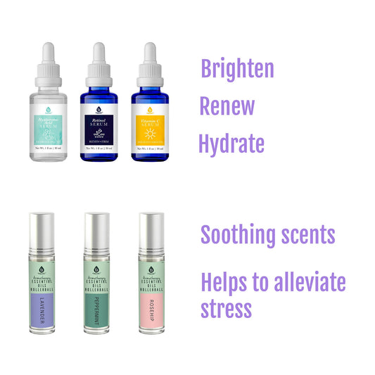 Pursonic Aromatherapy & Anti-Aging Serum Set