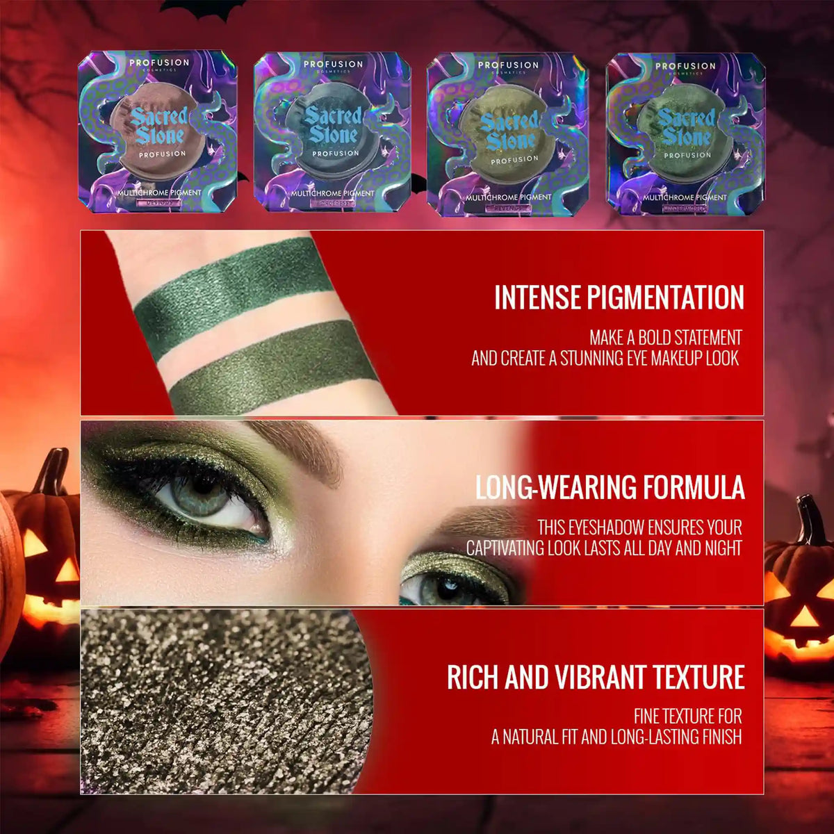 Sombra de ojos con pigmento multicolor Profusion Sacred Stone