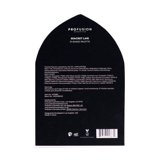 SEACRET LAIR EYESHADOW PALETTE