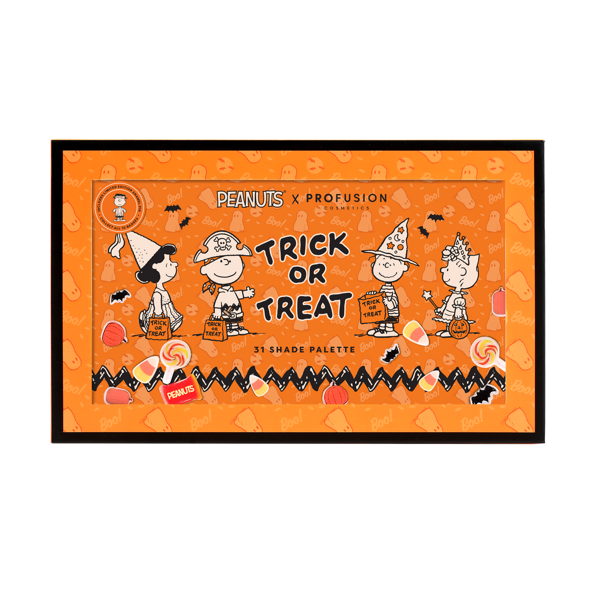 Peanuts Halloween | Trick or Treat 31 Shade Palette