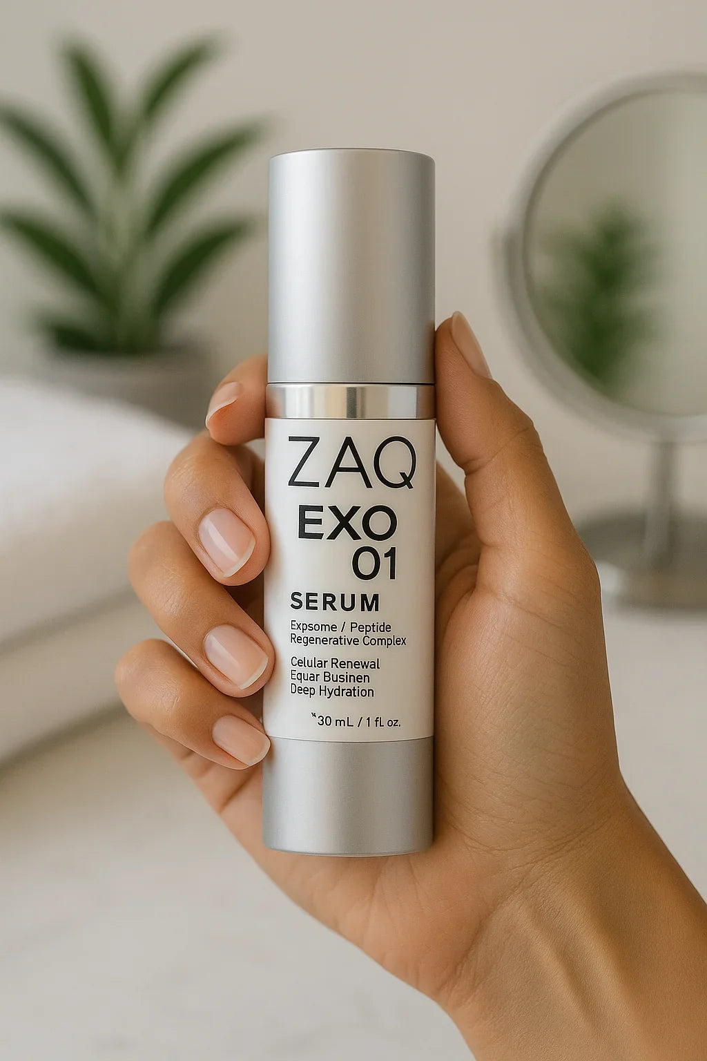 ZAQ EXO 01 Exosome & Peptide Serum – Cellular Regeneration, Skin Barrier Repair & Deep Hydration