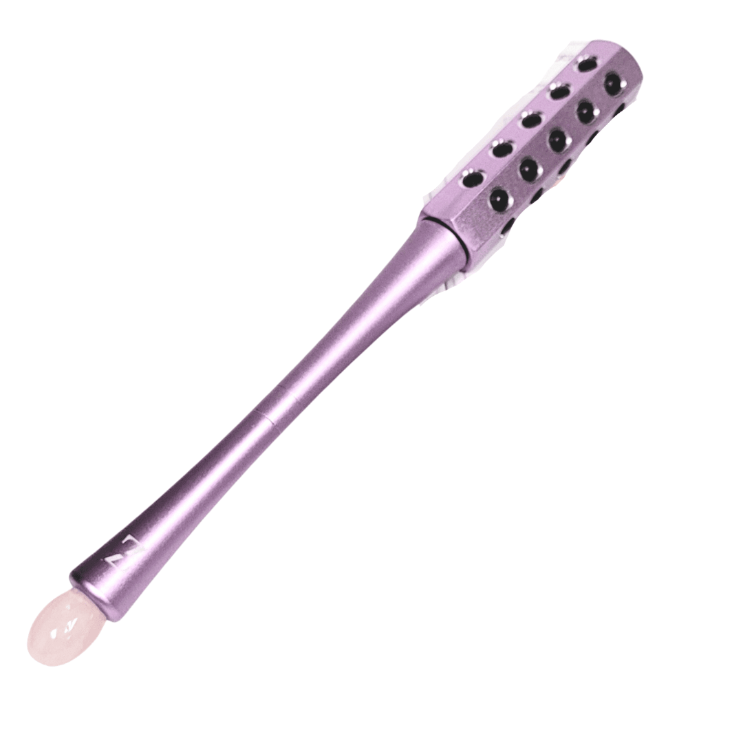Aria Germanium Massage Roller with Rose Quartz stone