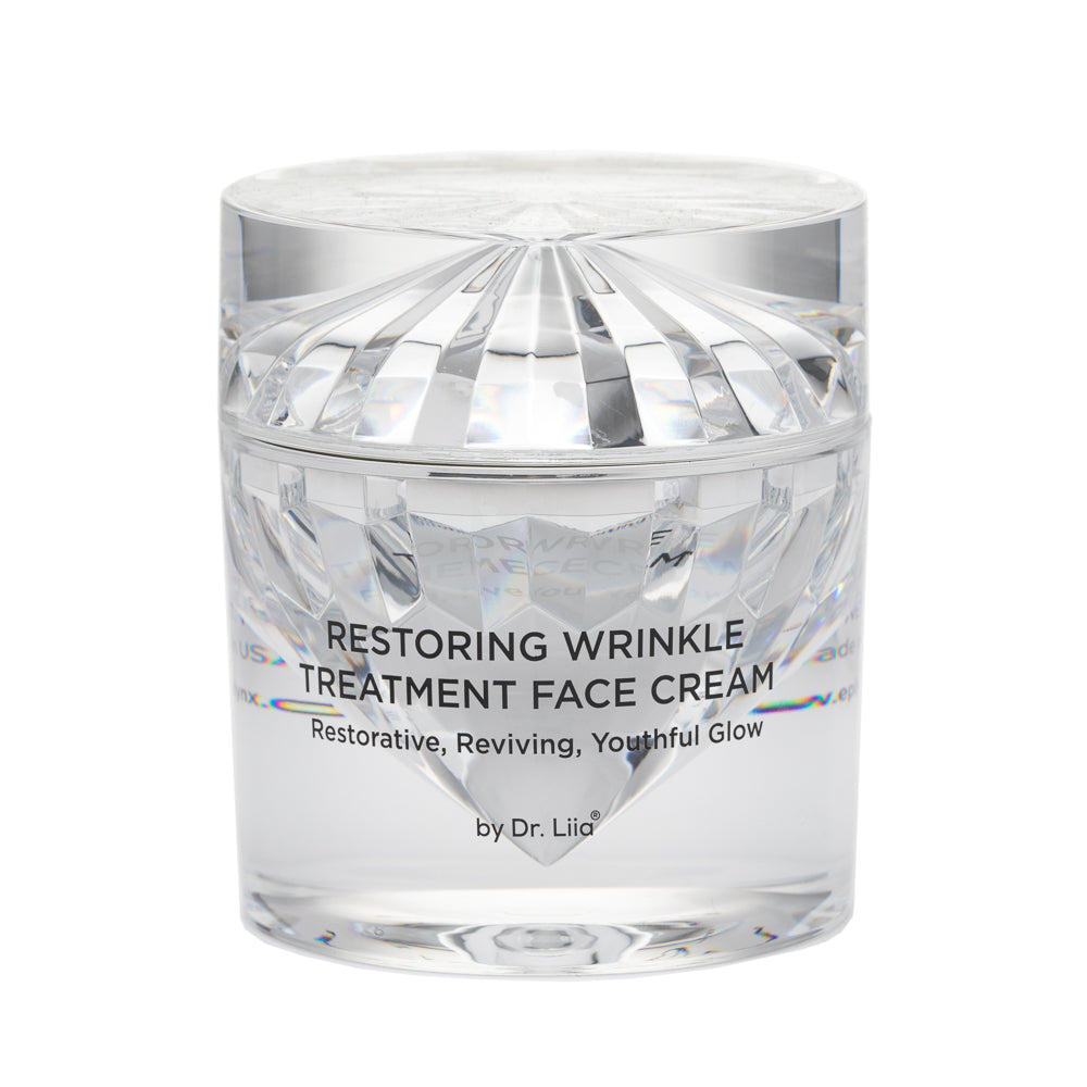 Restoring Wrinkle Treatment Face Cream – Vegan, Hypoallergenic, Gluten-Free Anti-Aging Formula
