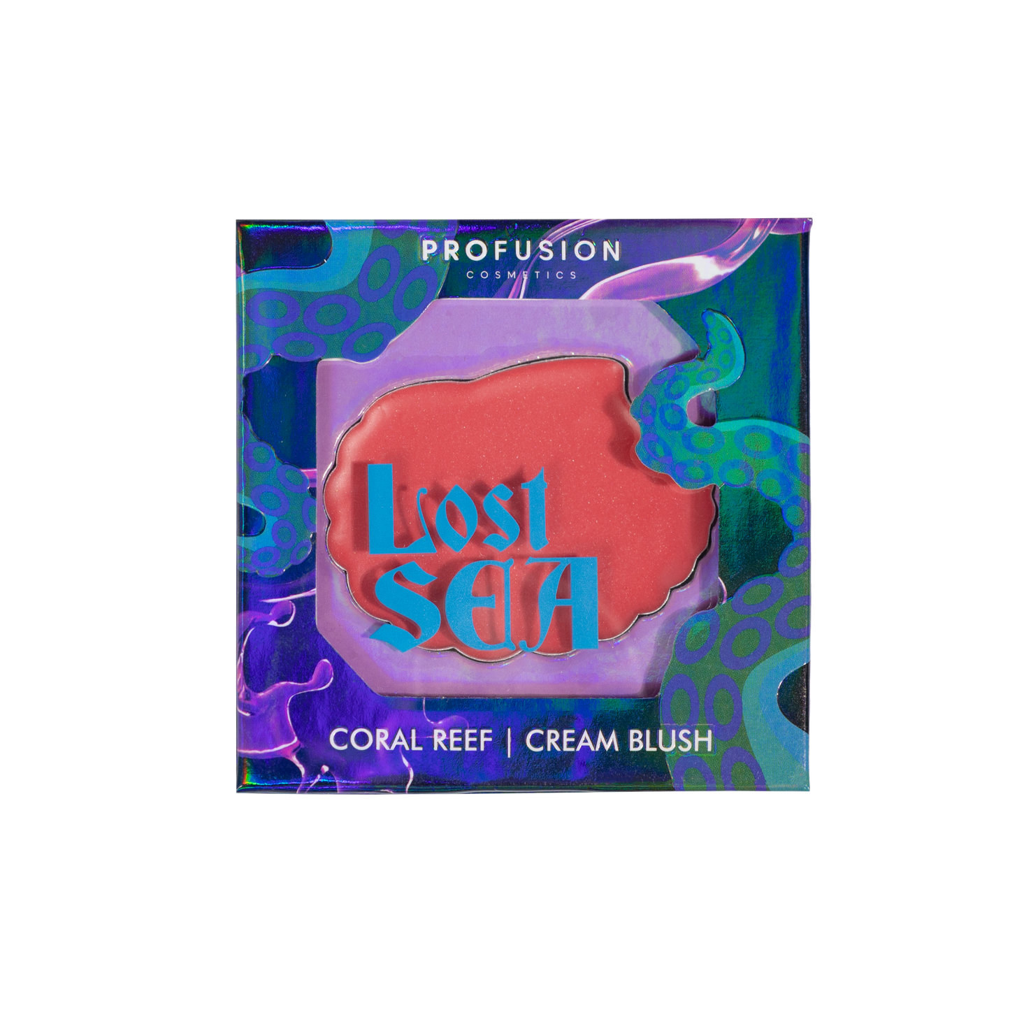 Lost Sea Shell Shaped Cream Blush - Coral Reef