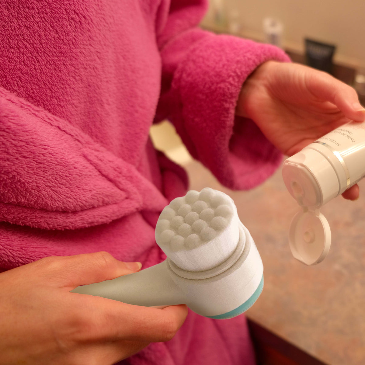 Dual Sided Facial Cleansing Brush