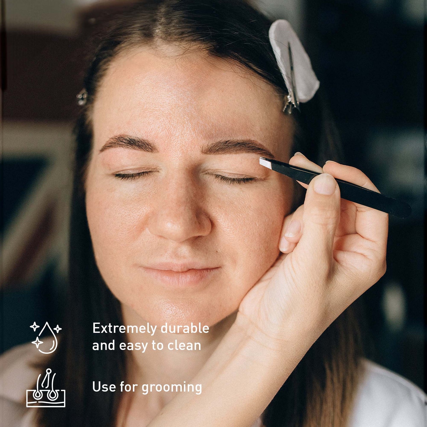 Salon Grade Slant Tip Tweezer