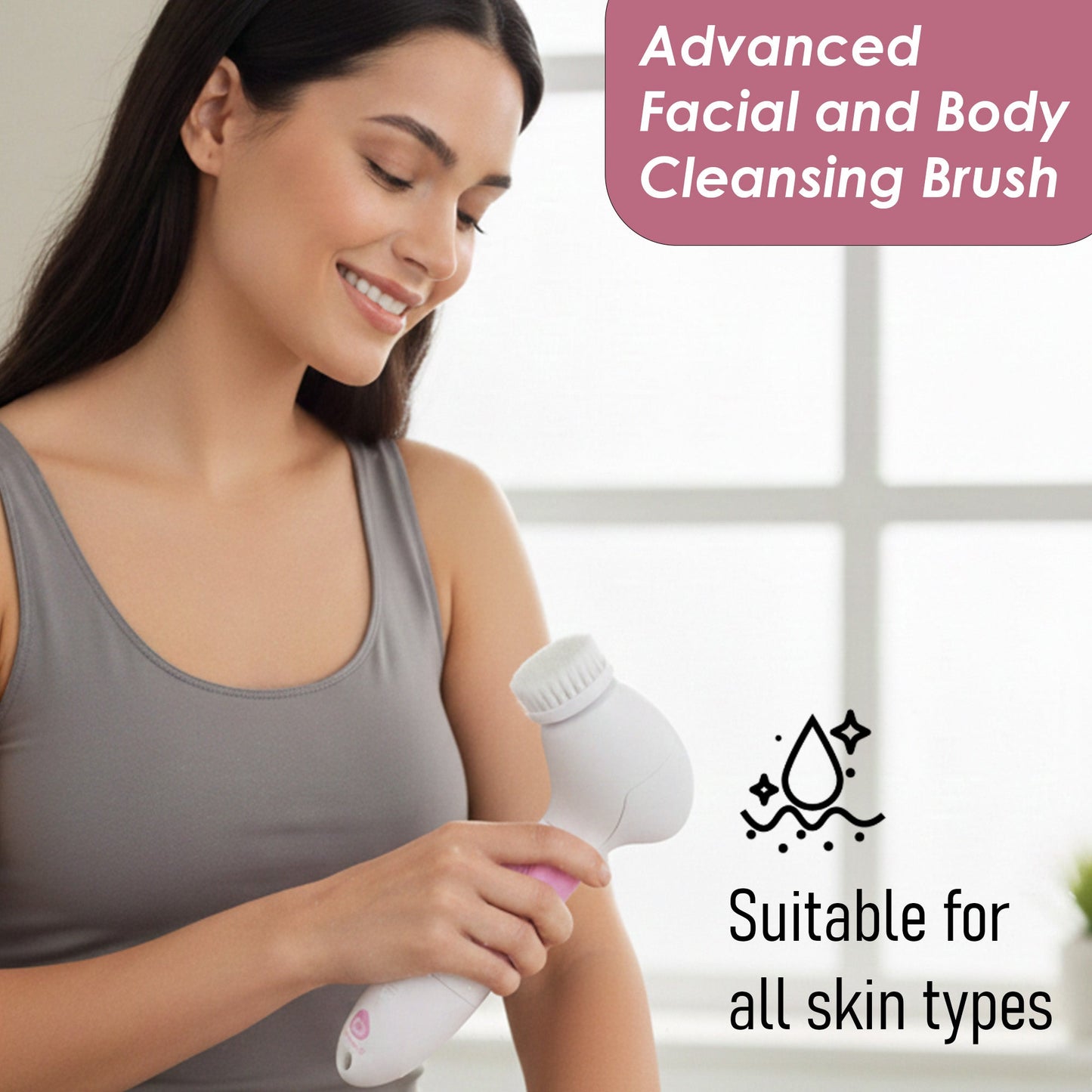 Advanced Facial and Body Cleansing Brush