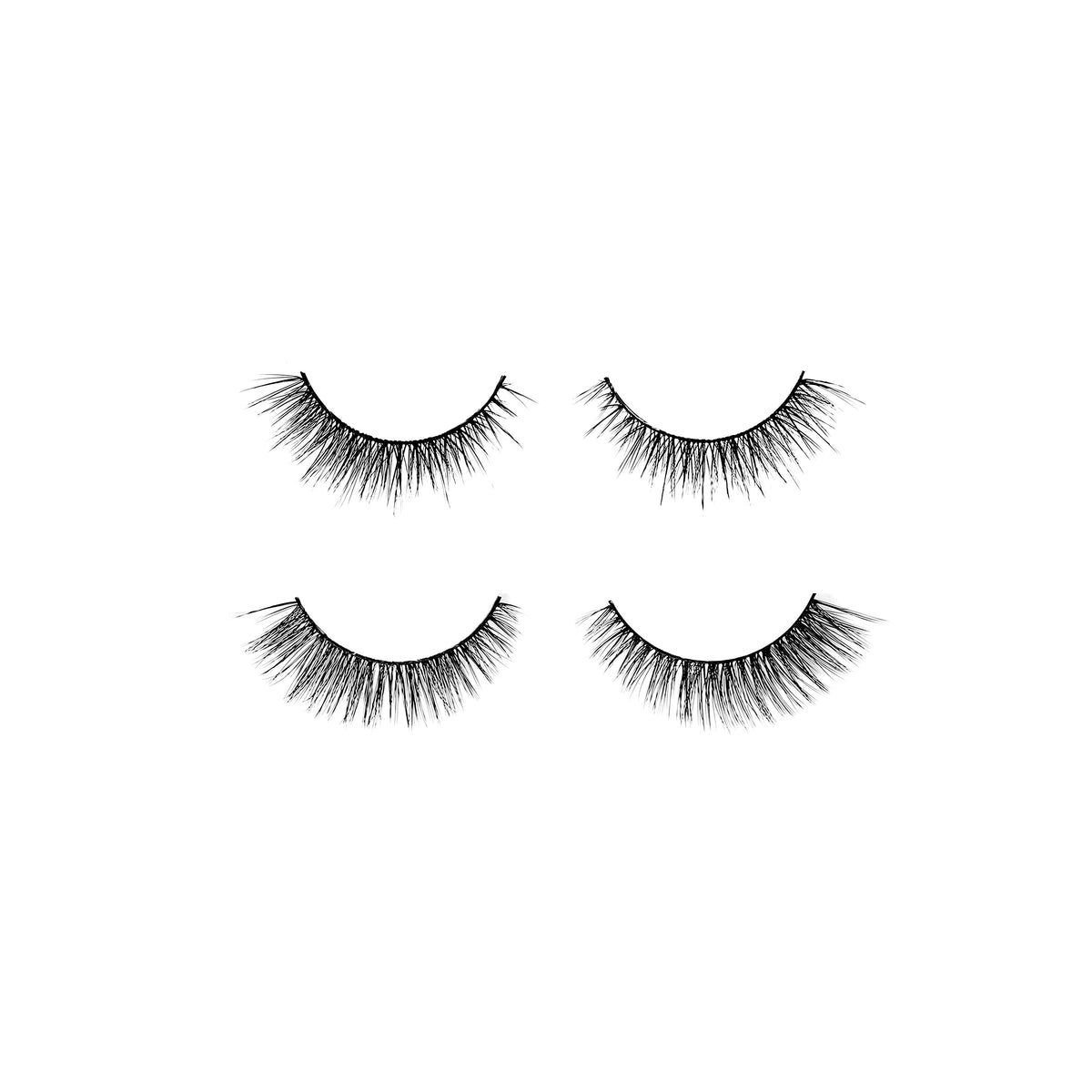 False Eyelashes with Adhesive