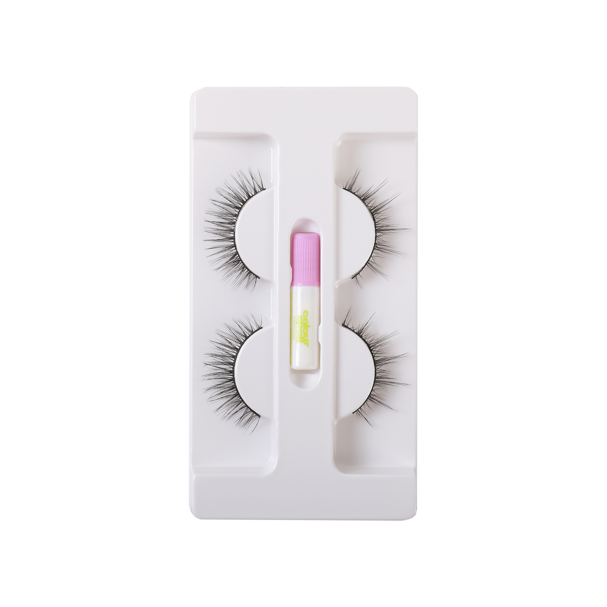 False Eyelashes with Adhesive